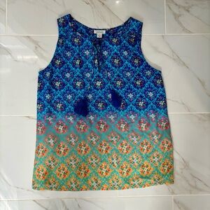 Sundance Women’s Boho Multicolored Ombré Tank Top Size S